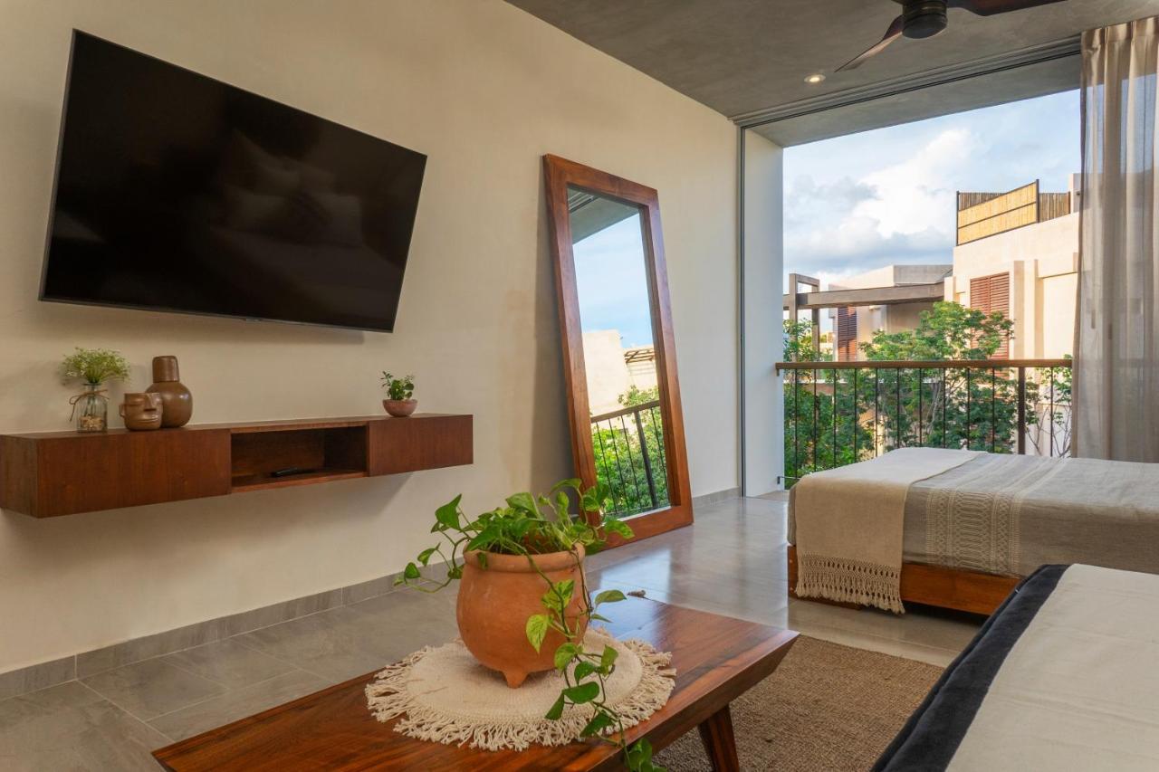 Private Pool And Roof Top For 3 In La Veleta Tulum Exterior foto